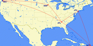 Map of Flight Two
